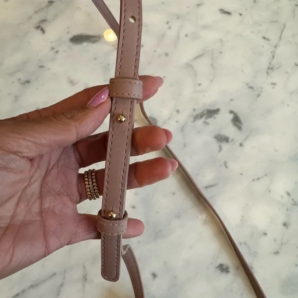 Preowned Samara Vegan Small Cross Body Bag in Bluff - Elegant Pink Shoulder Bag - Picture 6 of 6